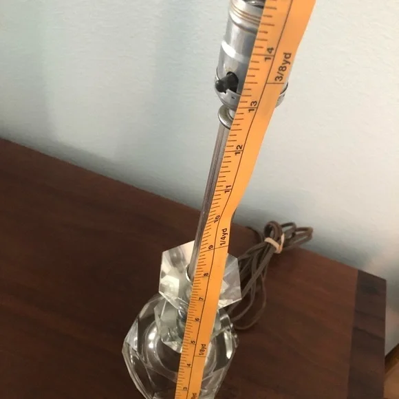 Vintage 1940s 1950s Crystal Boudoir Lamp Beautiful Works Art Deco - Picture 5 of 8